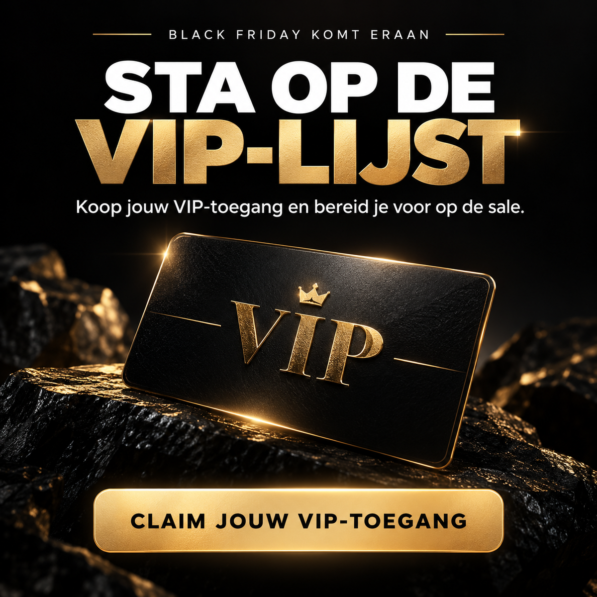 Upgrade naar VIP - Black Friday