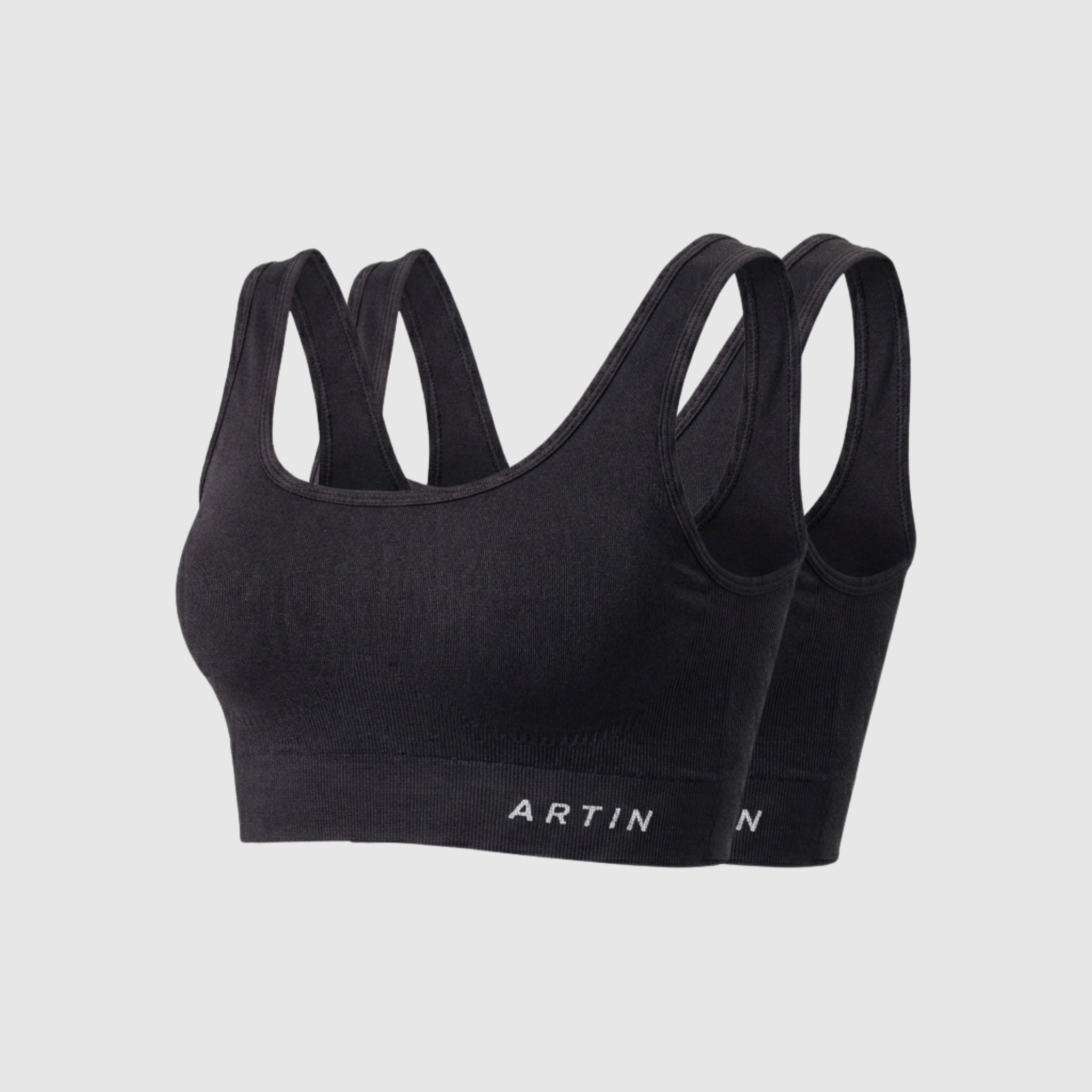 Nahtloser Sport-BH im 2er-Pack