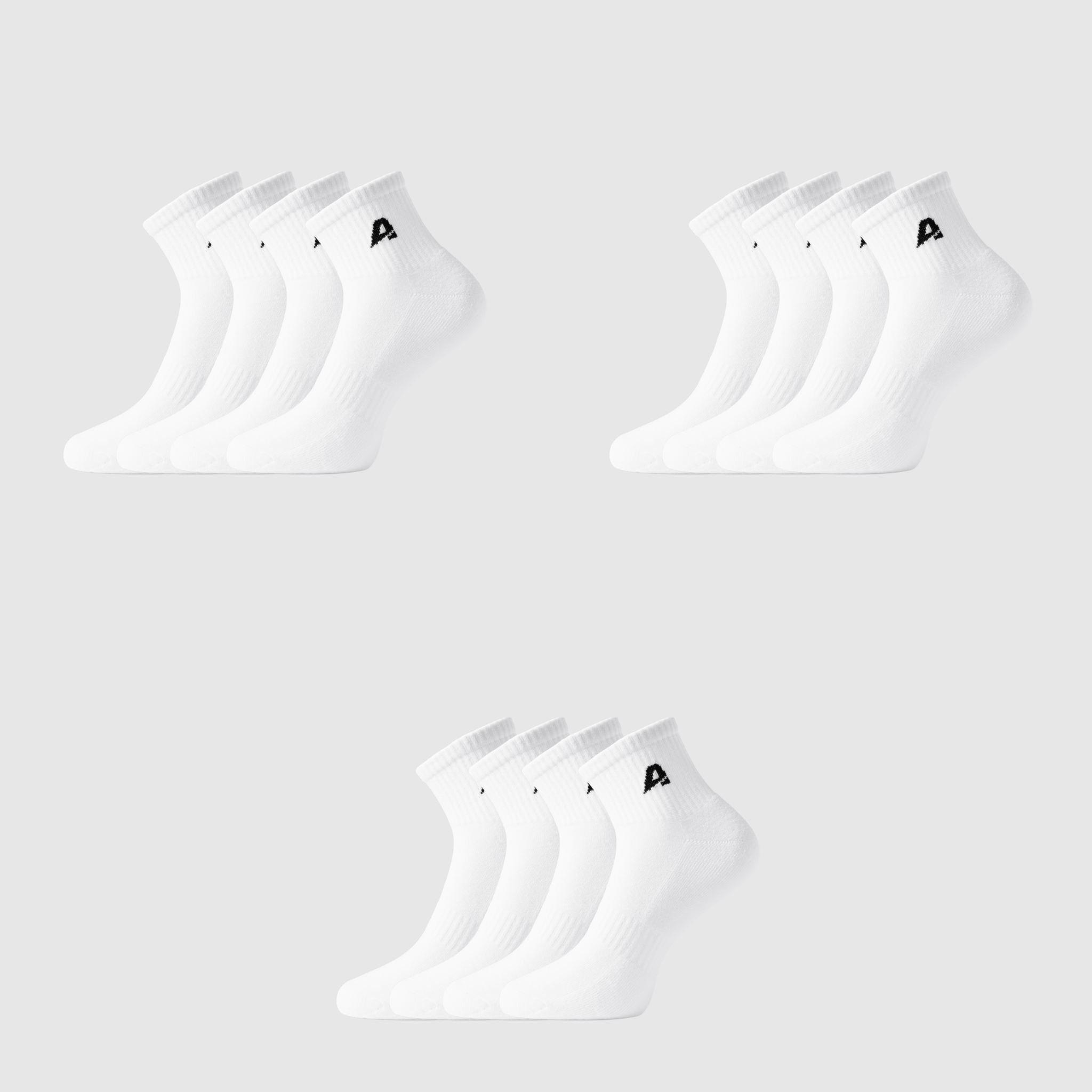 12-pack Quarter Socks
