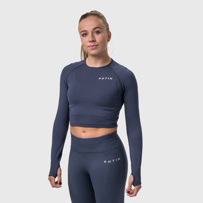 Seamless Long Sleeve Crop Top