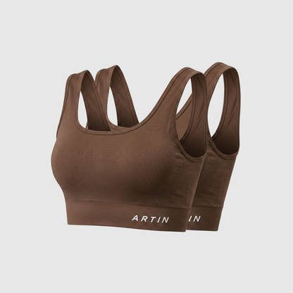 Nahtloser Sport-BH im 2er-Pack