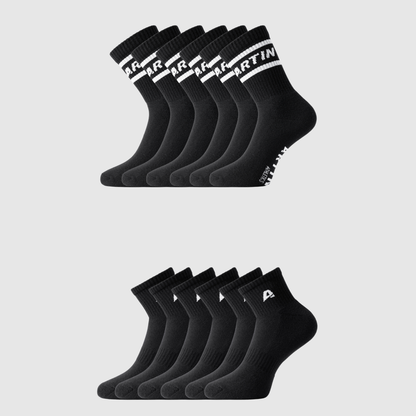 12-pack Gym Max Socks Bundel