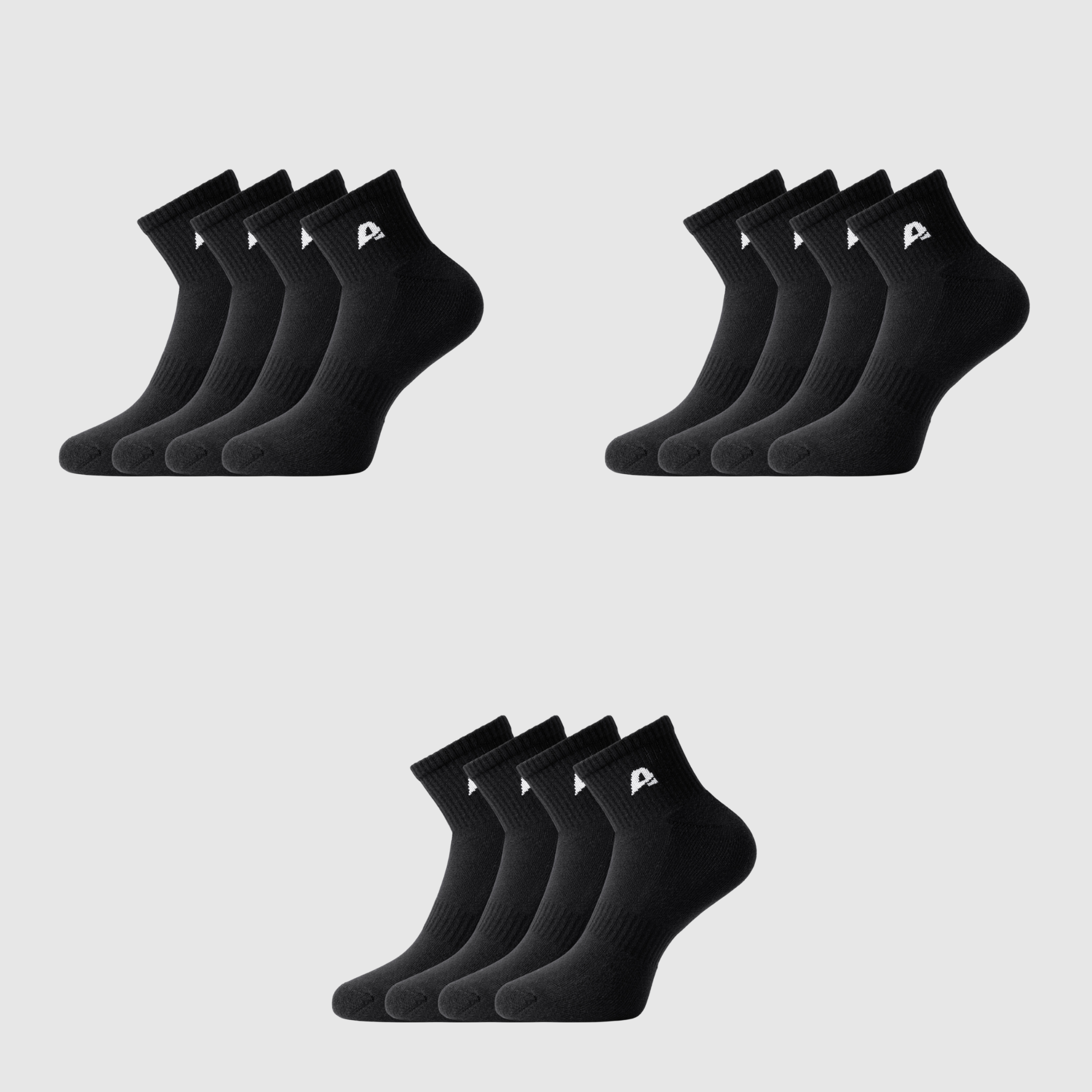 12-pack Quarter Socks