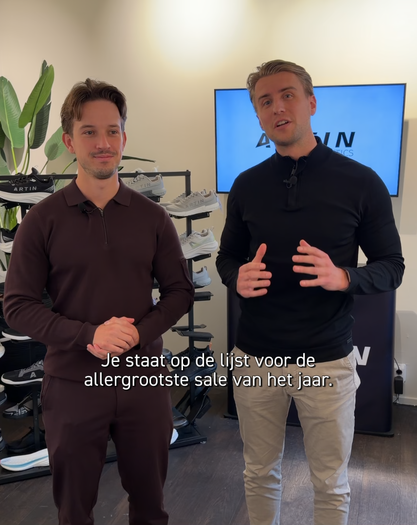 Bedankt, je bent erbij!