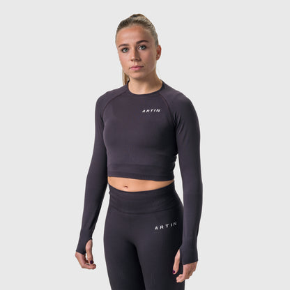 Seamless Long Sleeve Crop Top