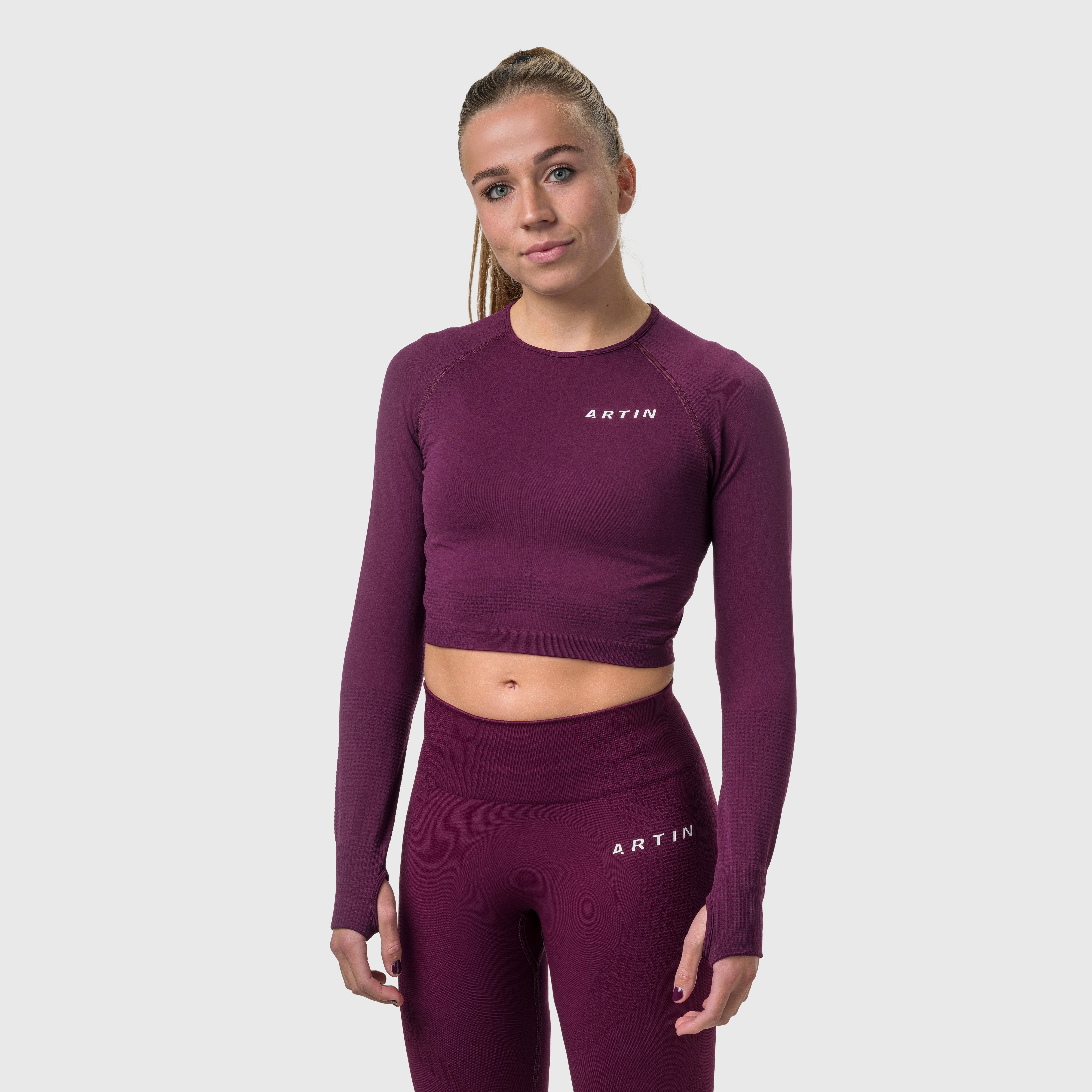 Seamless Long Sleeve Crop Top